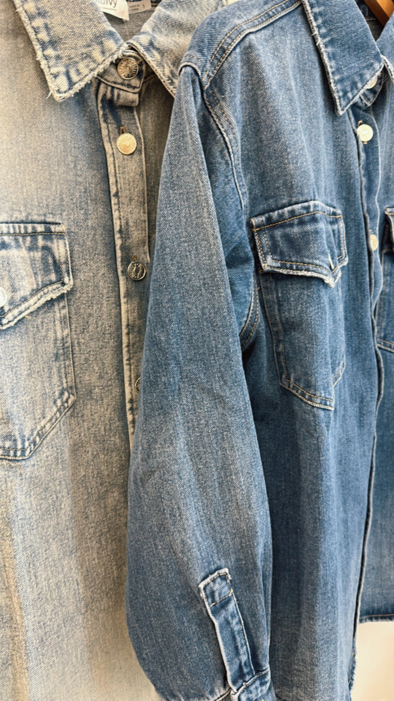 Pure Denim Button Up | 2 washes