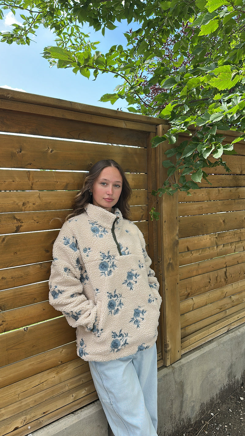 Poppy Sherpa Pullover
