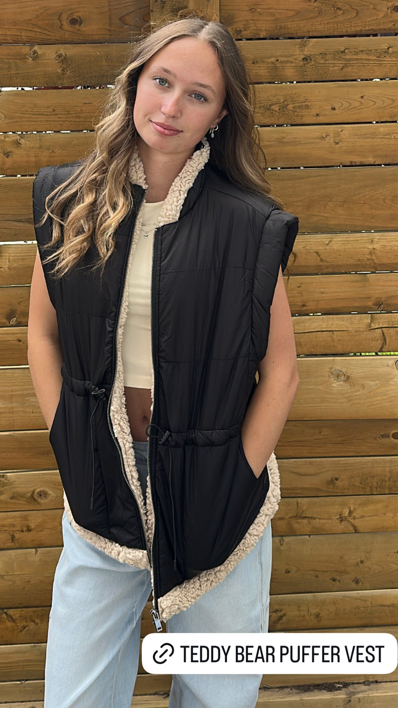 Teddy Bear Puff Vest