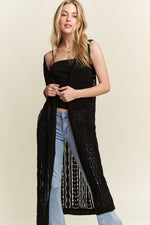 Crochet Maxi Vest | 3 colours