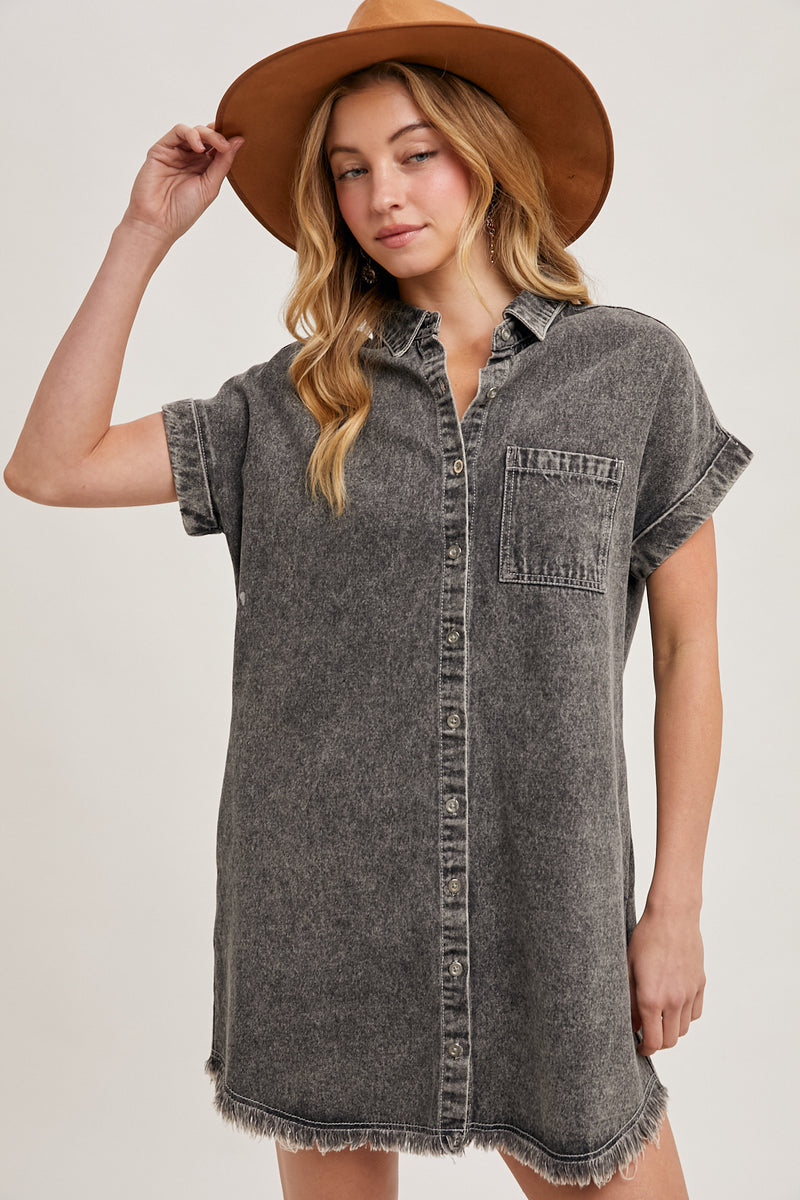 Denim Drift Dress | 3 washes