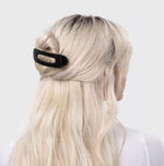 Flat Lay Claw Clip 2pc - Black & Tort