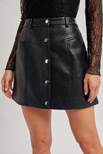 Vixen Vegan Leather Skirt