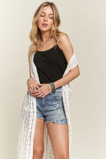 Crochet Maxi Vest | 3 colours