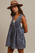 Pintuck Romper