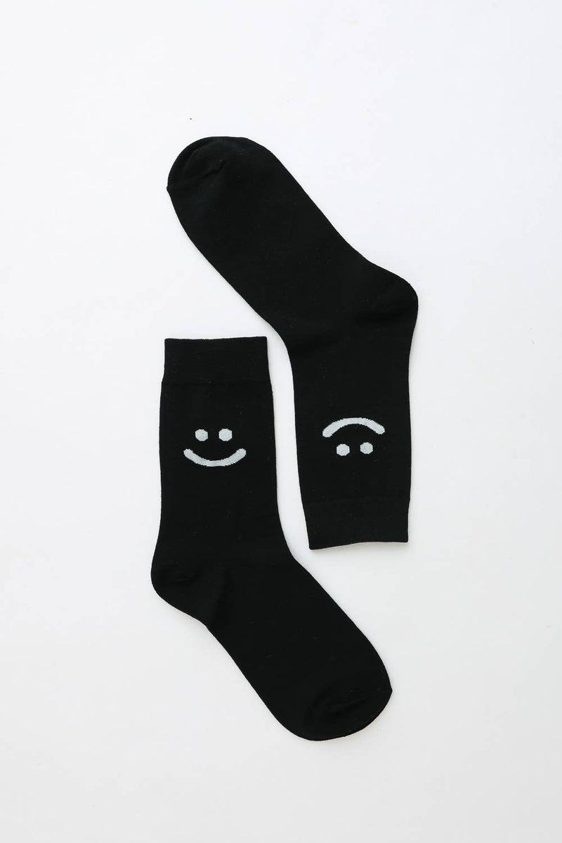 Smiley Crew Socks | 3 colours