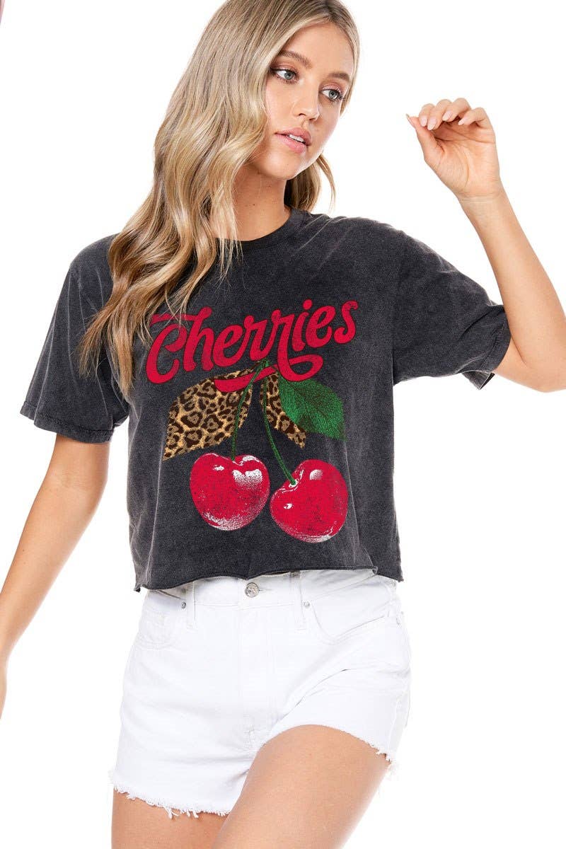 Wild Cherries Tee | 2 colours