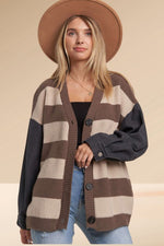 Denim Sleeve Cardi | 2 colours