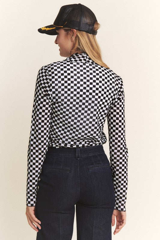 Checker Mesh Top