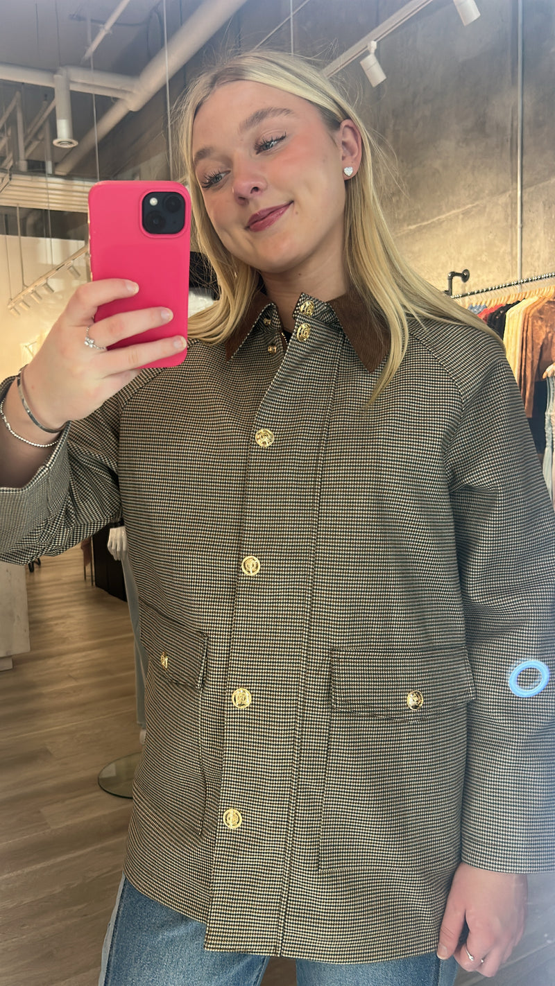 Bea Houndstooth Jacket