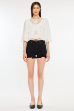 Lorena HR Black Cutoffs