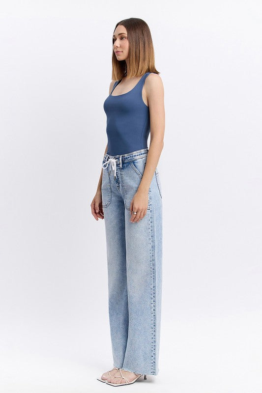 Lark Draw String Denim