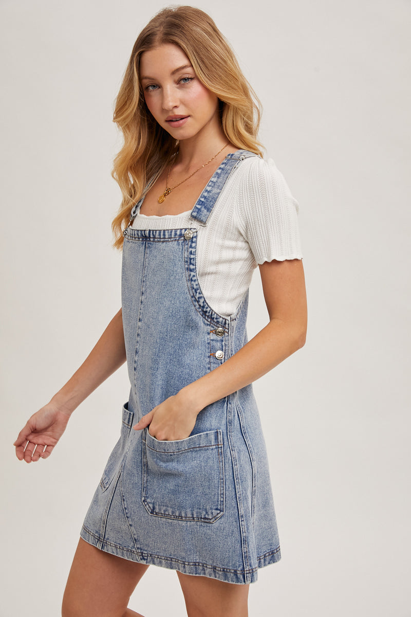 Dakota Overall Dress | 2 washes