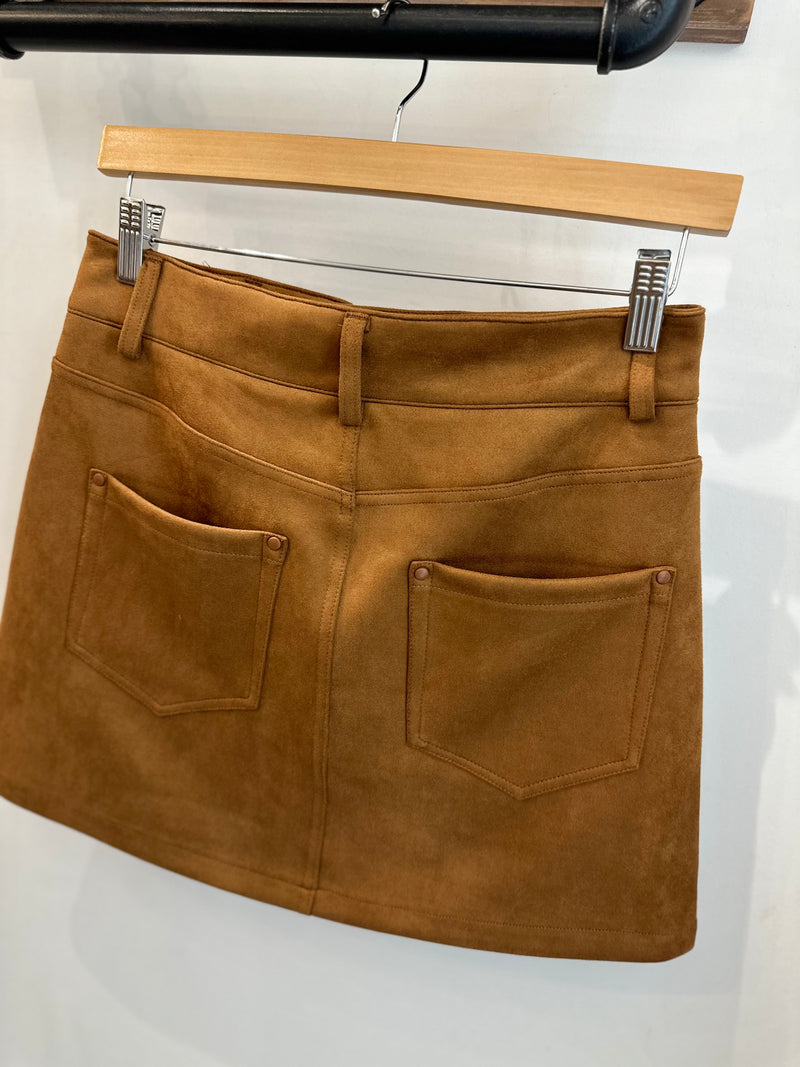 Alisha Suede Skirt