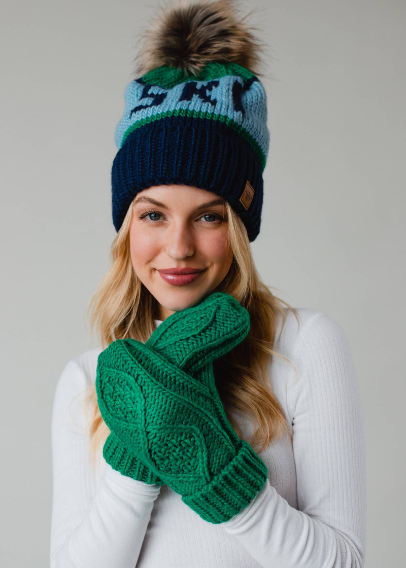 Cable Knit Mitts | 7 colours