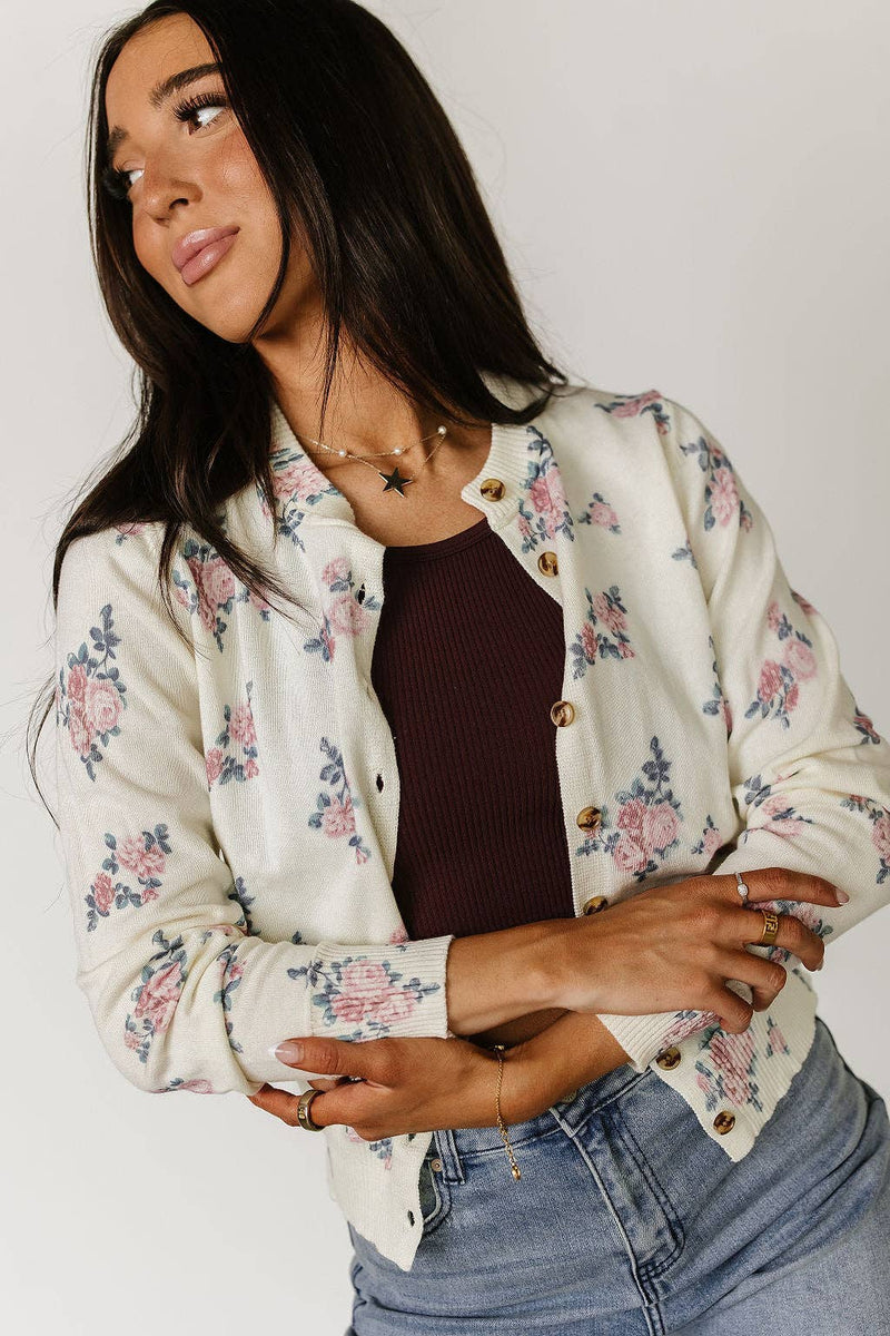 Evening Rose Cardi