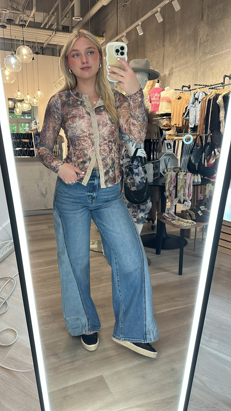 Flip Side Wide Leg Denim