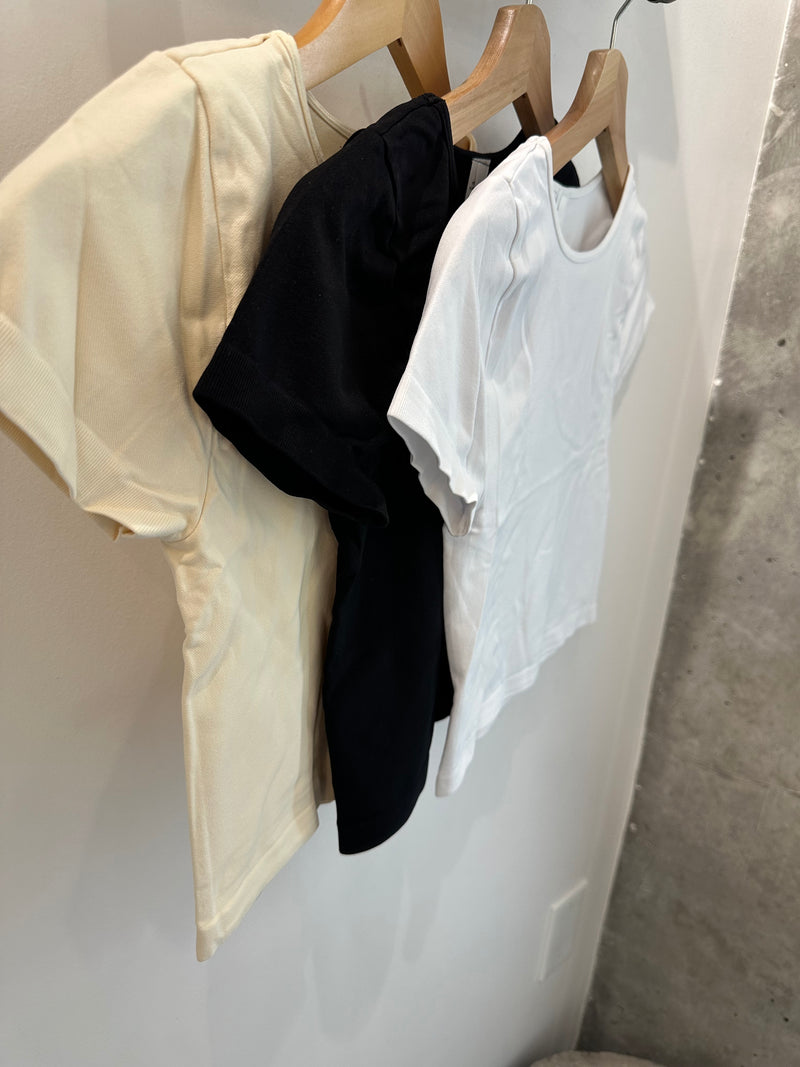 Jersey Baby Tee | 3 colours