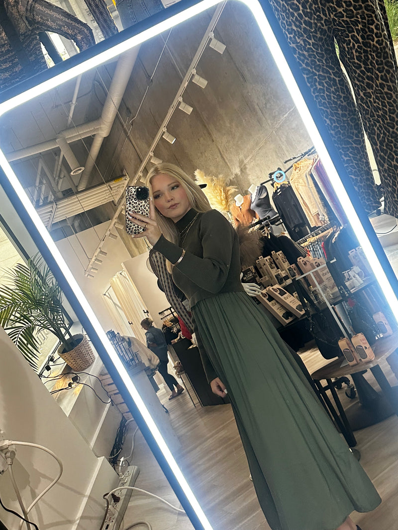 Satin Sweater Dress | 3 colours