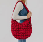 Quilted Hobo Tote | 5 colours