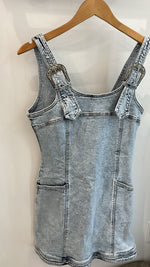 Buckle Up Mini Dress