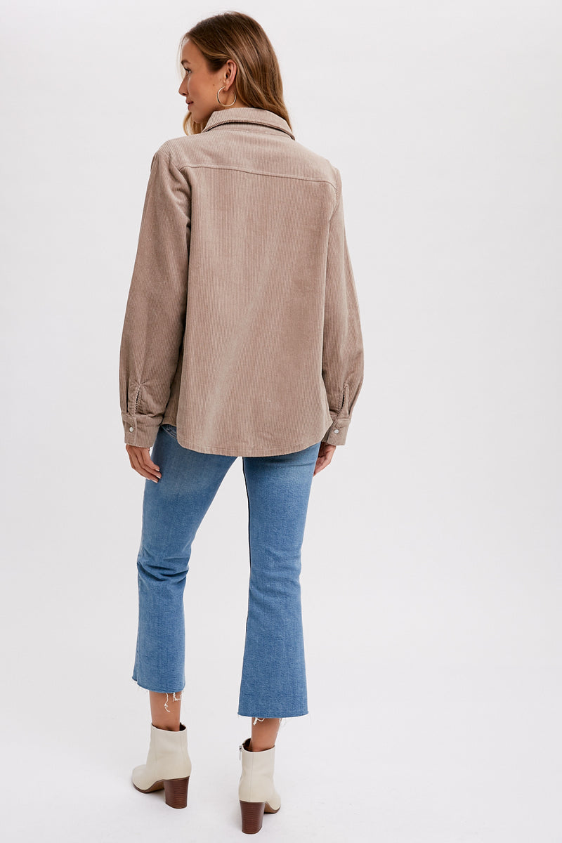 Charlee Cord Shacket | 3 colours