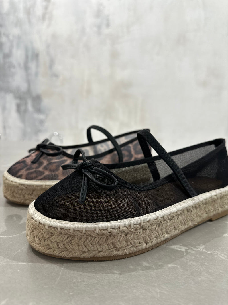 MESH ESPADRILLE PLATFORM | 2 colours
