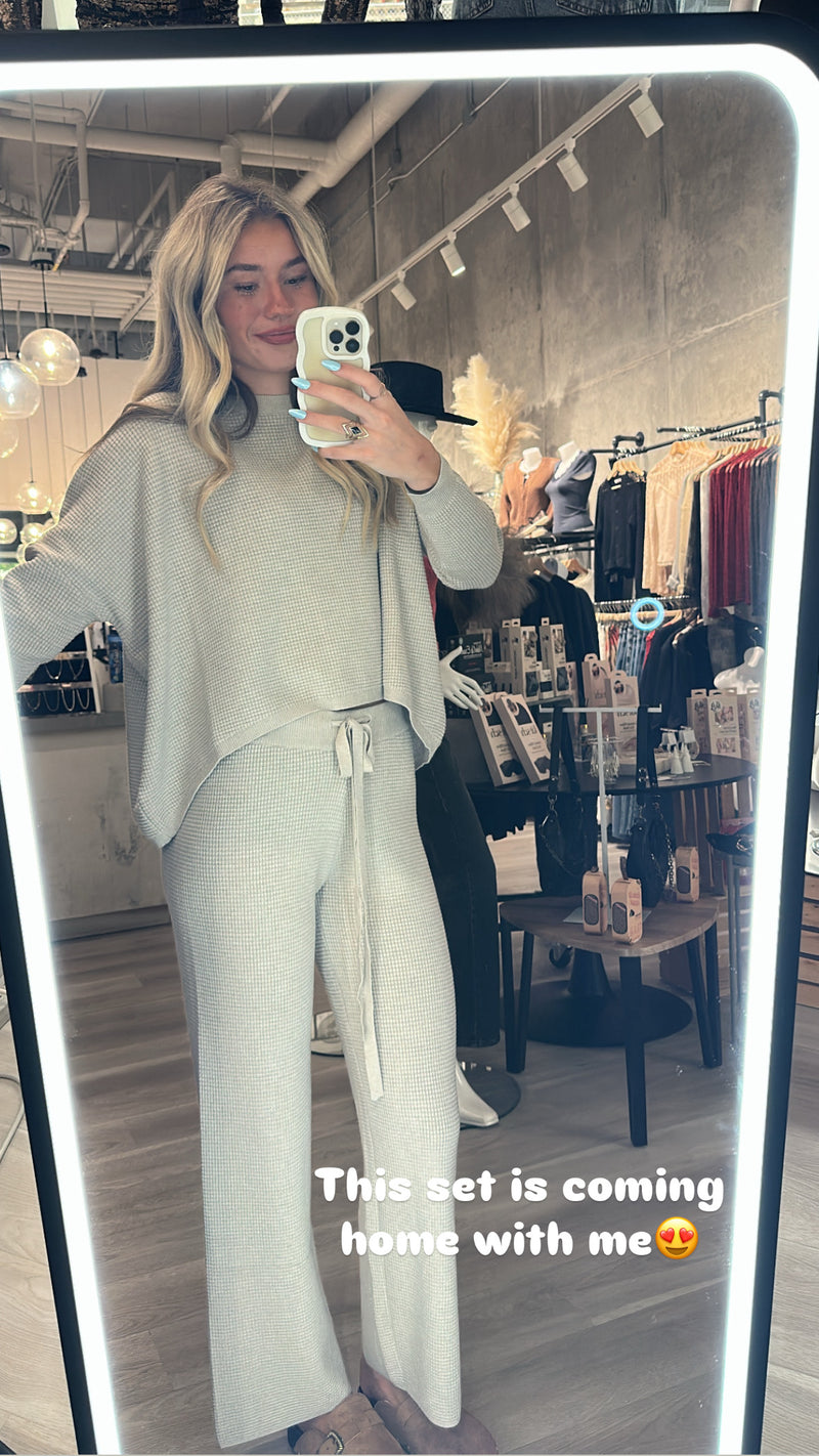 Knit Waffle Pants | 4 colours