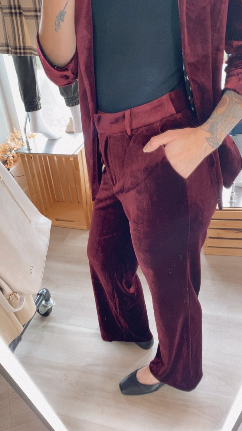 Velvet Trousers | 2 colours