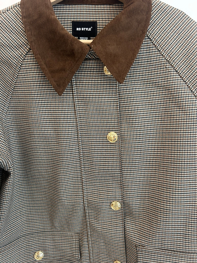 Bea Houndstooth Jacket