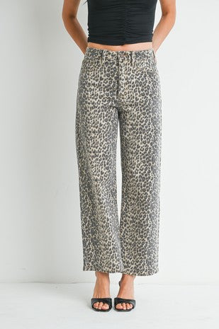 Wild Child Leopard Jeans