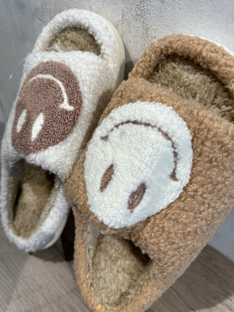 Open Toe Slipper | Two Tone