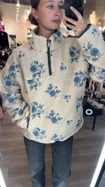Poppy Sherpa Pullover