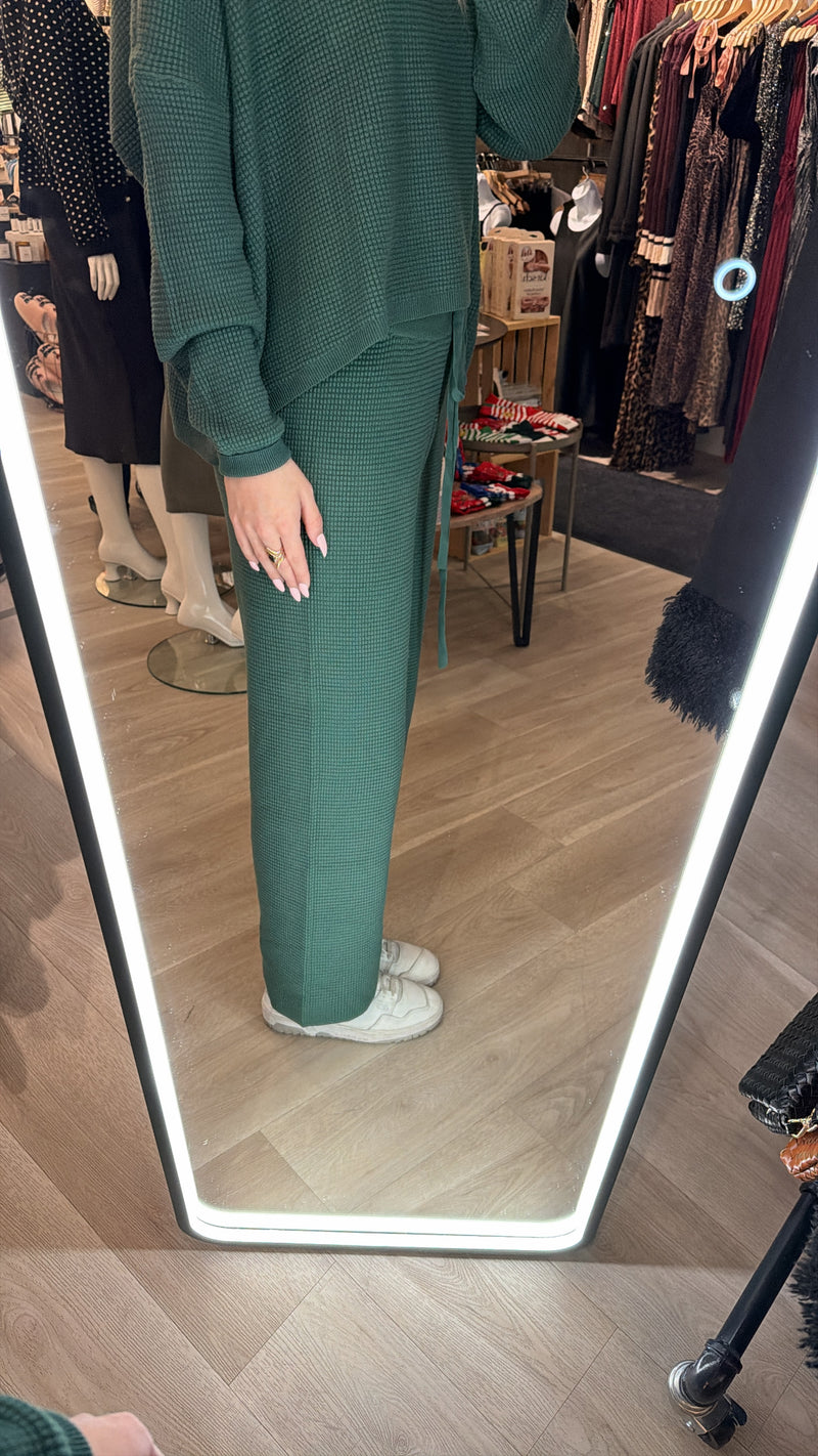 Knit Waffle Pants