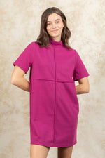 Mock Neck Mini Dress | 5 colours