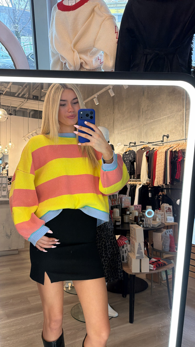 Sunburst Knit Sweater