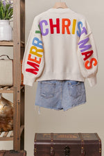 *PREORDER* Rainbow Xmas Knit Sweater