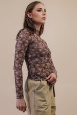 Mesh Floral Top | 2 colours
