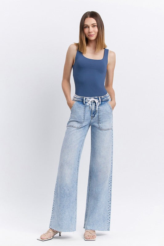 Lark Draw String Denim