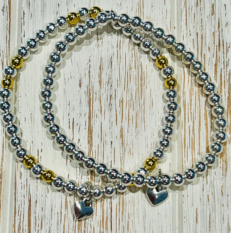 Fancey Stones Bracelet (Hematite)