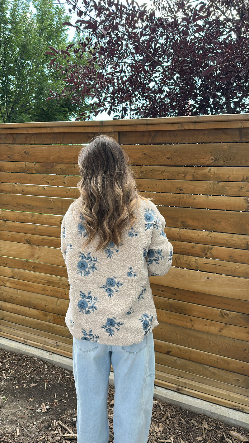 Poppy Sherpa Pullover