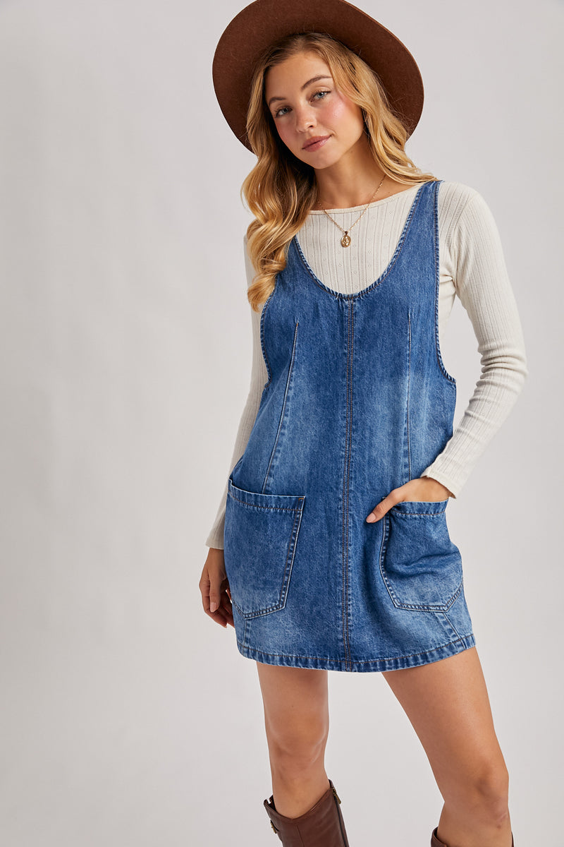 Blue Jean Baby Dress | 2 washes