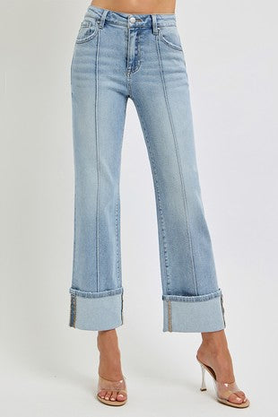 Luna Wide Cuff Jeans