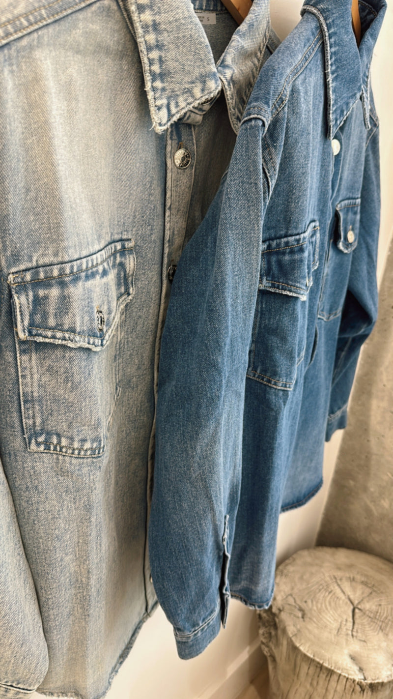 Pure Denim Button Up | 2 washes