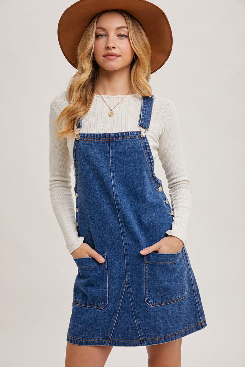 Dakota Overall Dress | 2 washes