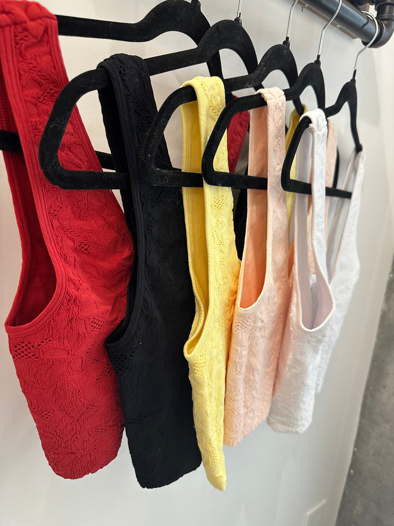 V Lace Tank | 5 colours