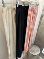 Linen Tie Front Pants (3 colours)