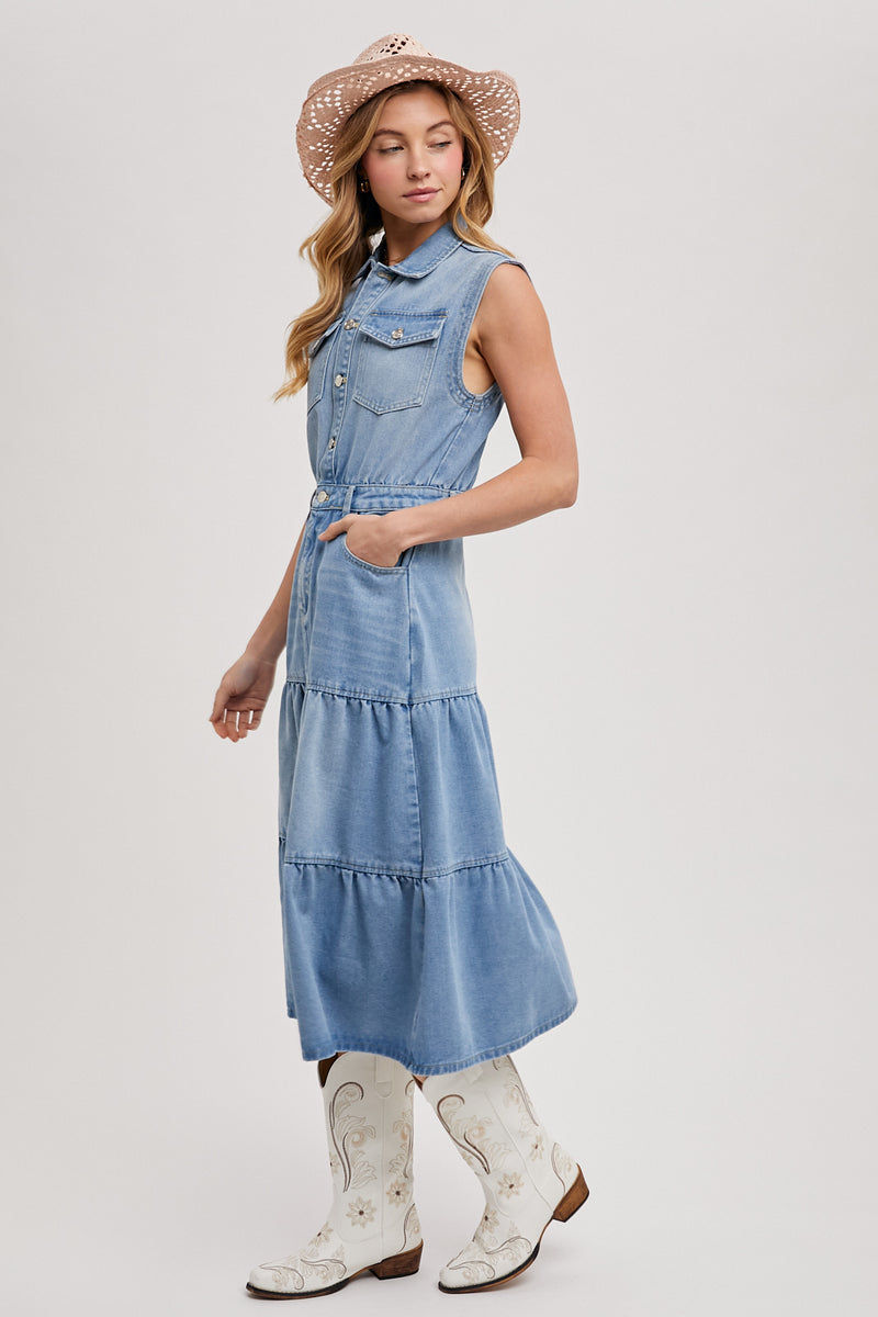 Sunday Skies Midi Dress