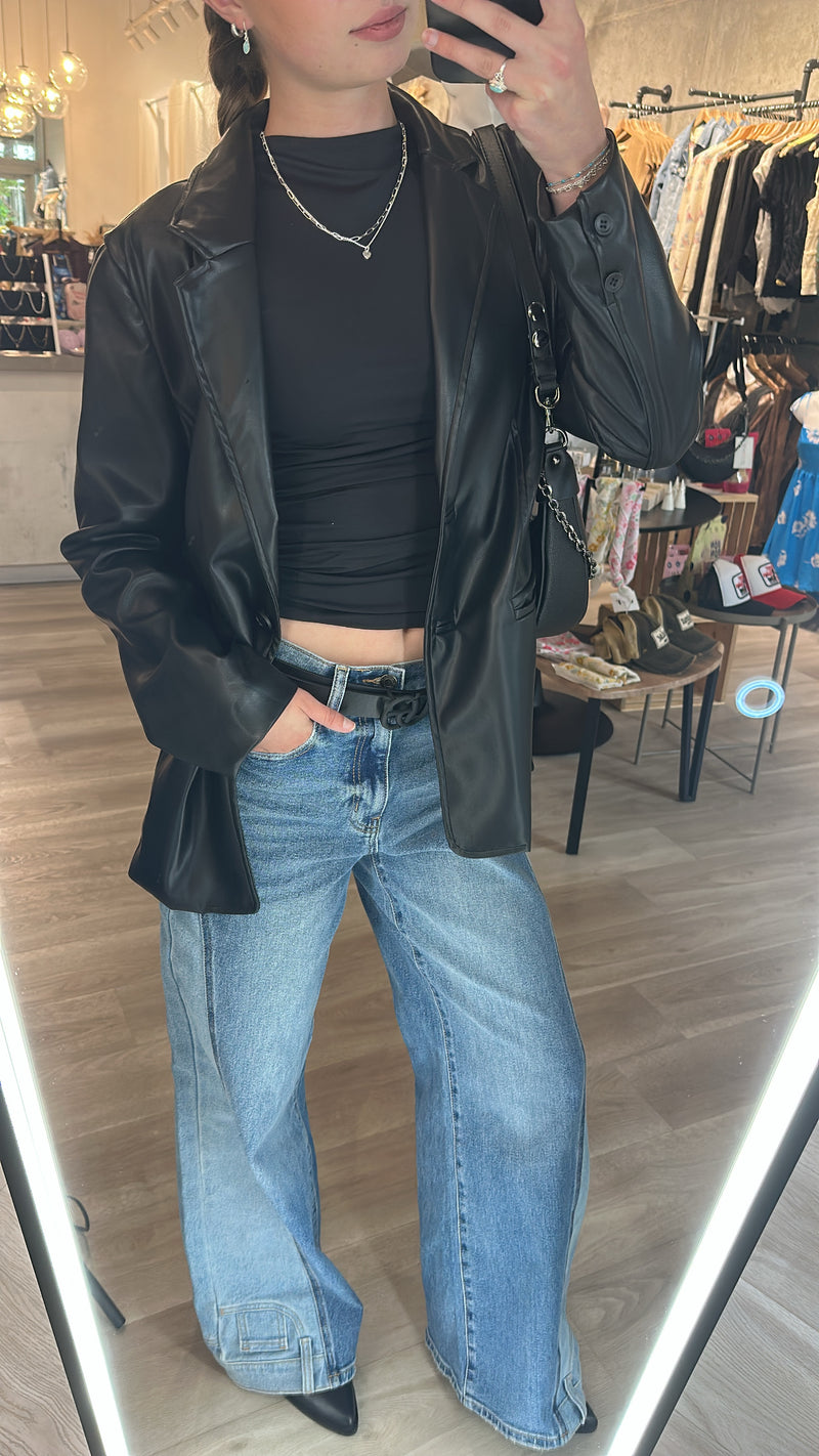 Flip Side Wide Leg Denim