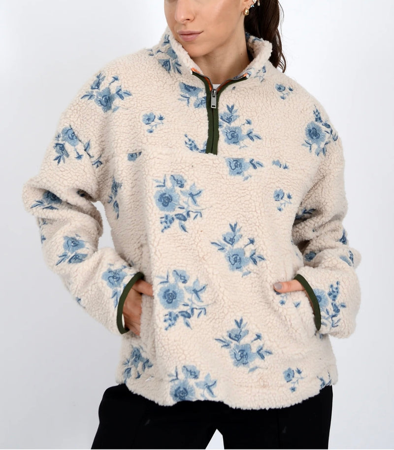 Poppy Sherpa Pullover